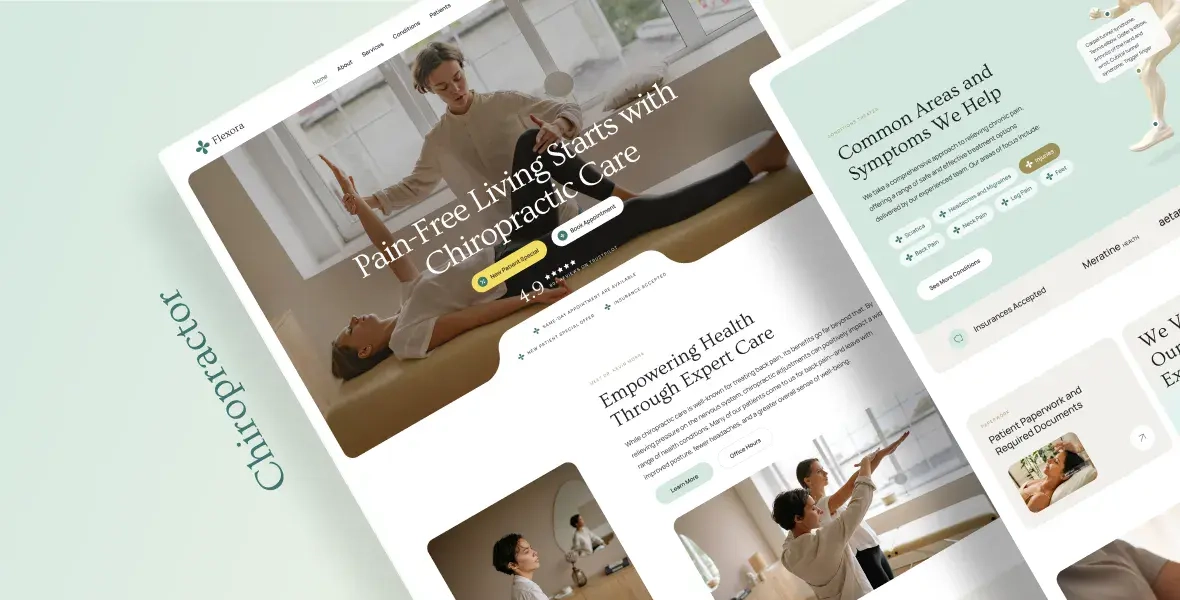 Flexora Physical Therapy theme preview