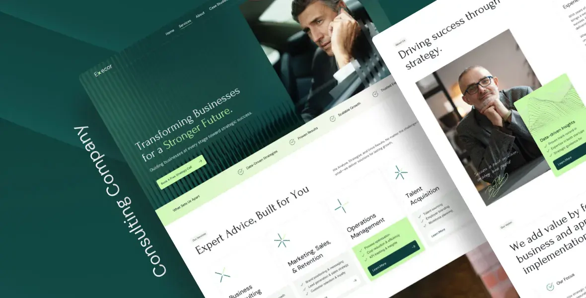 Execor Accounting / Consulting theme preview
