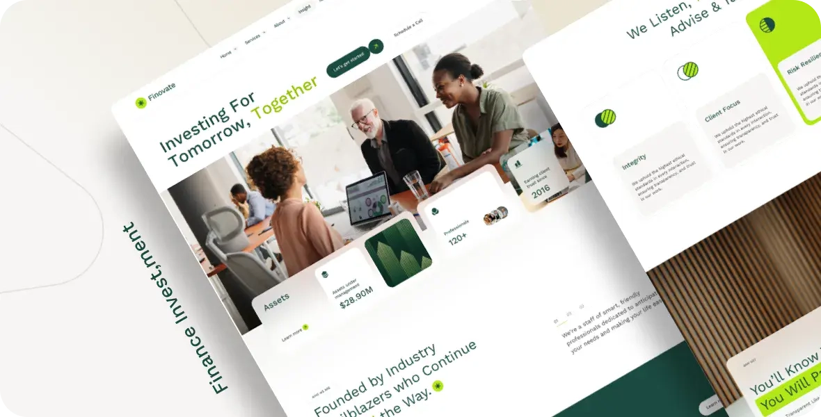 Finovate Finance / Consulting theme preview