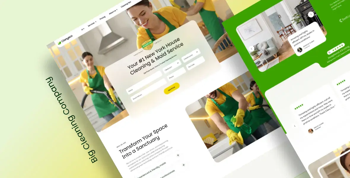 ClanyEco Cleaning Services theme preview