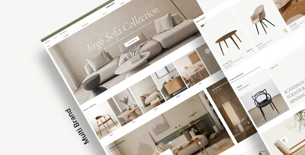 ErgoCraft Furniture Store theme preview