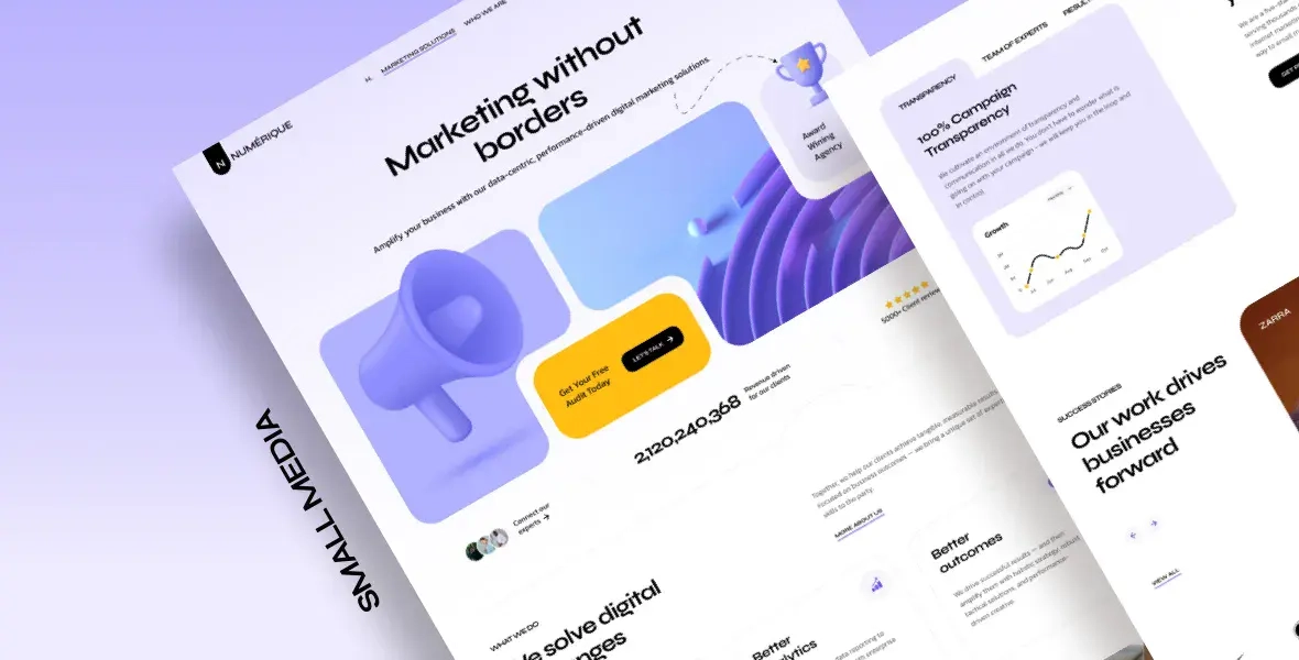 Numerique SEO / Digital Marketing theme preview
