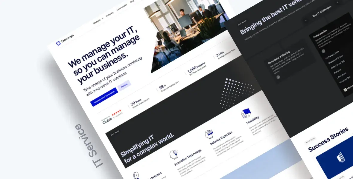 Tecnologia IT Services / App Development theme preview