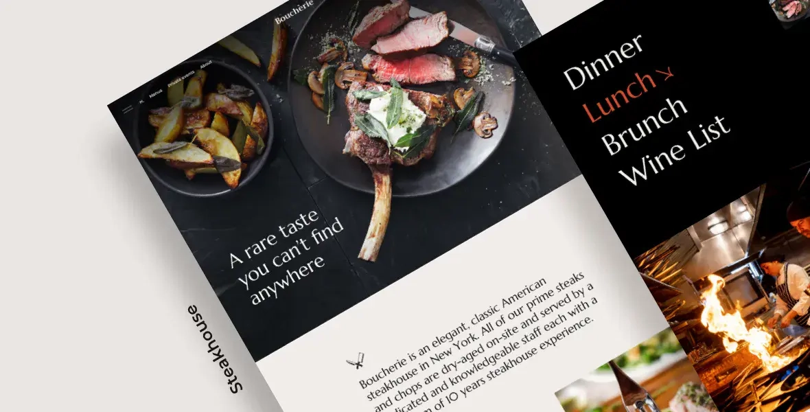 Boucherie Restaurant theme preview