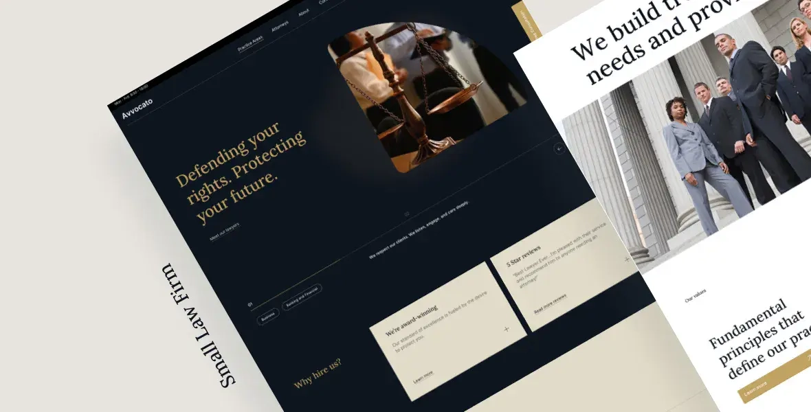 Avvocato Law / Attorneys theme preview