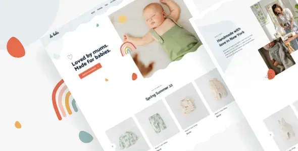 DeBebe Baby Shop / Kids Store theme preview
