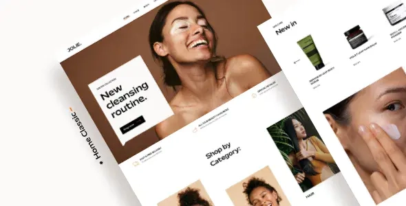 Jolie Beauty / Cosmetics theme preview