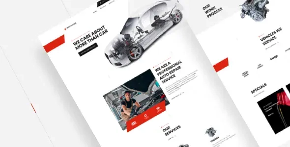 Macchina Auto Repair theme preview