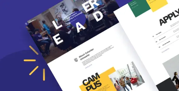 Estudiar University theme preview