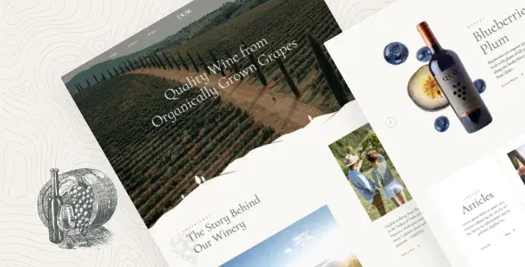 Lagar Wineries / Wine Stores theme preview